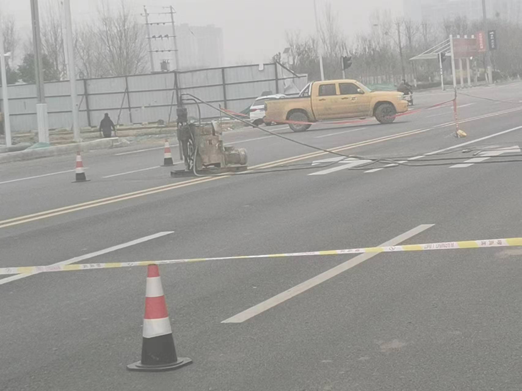 康乐公路路基沉陷注浆